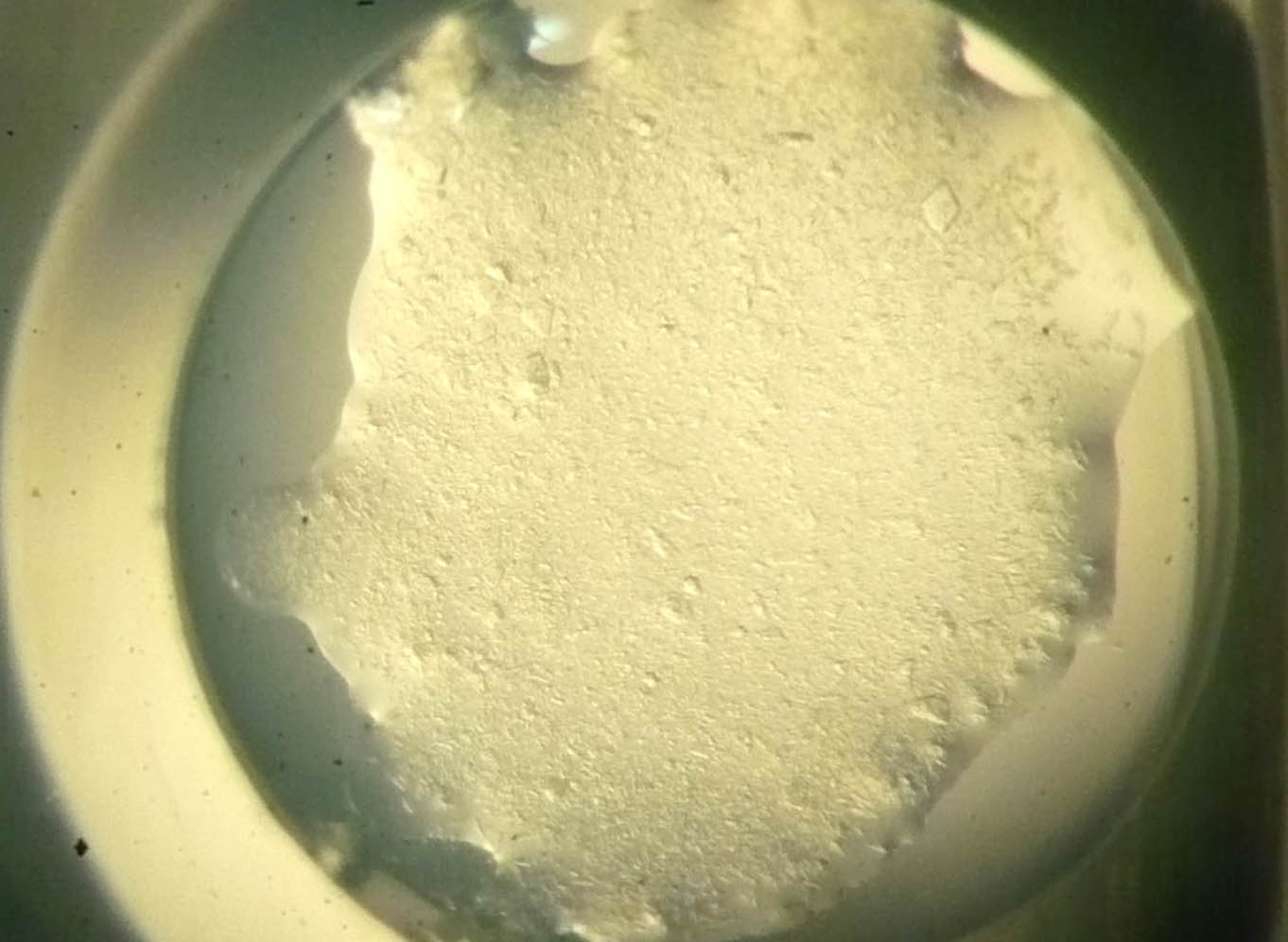 Crushed crystals